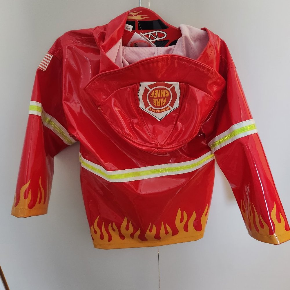 New w/Tags! Kidorables 3T Firefighter Rain Jacket